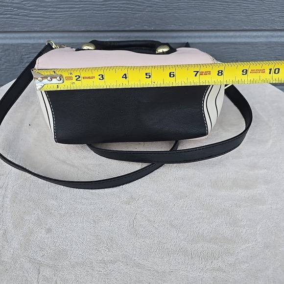 Betsey Johnson Pink & Black Cat Motif Crossbody Bag - Picture 13 of 16